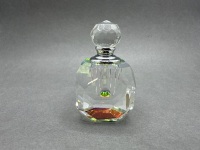 Rare Multi-Coloured Prismatic Perfume Bottle with Applicator  - 2