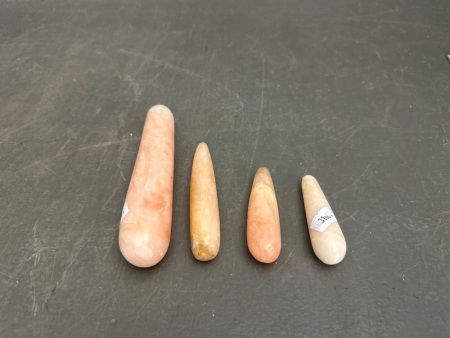 4 Crystal Healing Point Stones - From Madagascar