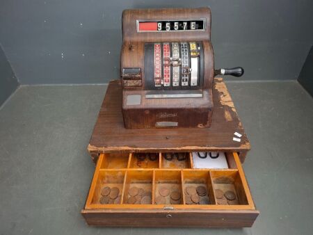 Antique National Cash Register - Western Germany