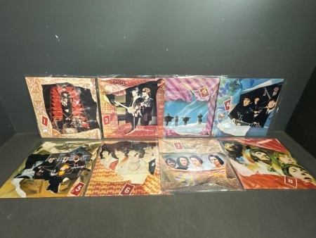 8 x The Beatles VP Vinyls - Near Mint Condition