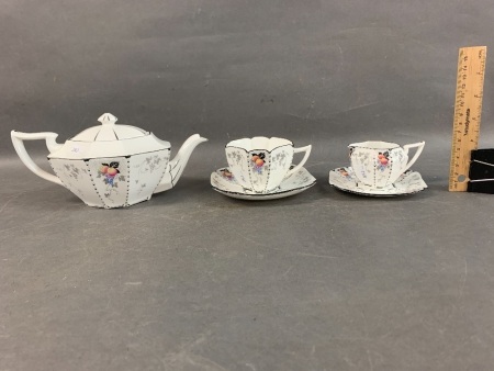 Antique Shelley Tea Set for One