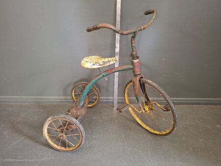 Vintage Metal Childrens Tricycle