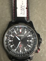 Citizen Eco-Drive GMT Wr 200 Black and Red Watch - 2