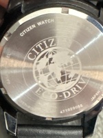 Citizen Eco-Drive GMT Wr 200 Black and Red Watch - 3