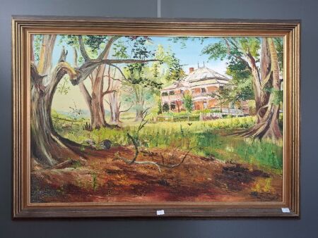 Original T.M.Geown Painting on Canvas - Historic Nerang House