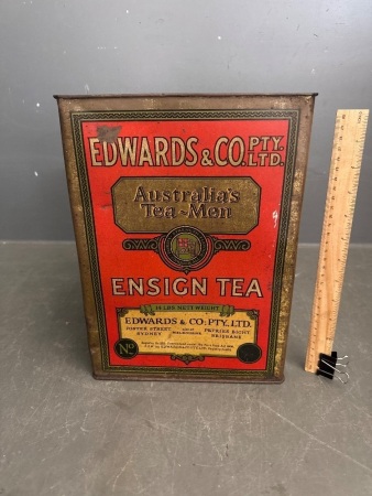 Edwards and Co Australia Tea Tin