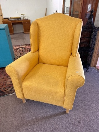 Super Comfy Yellow Arm Chair