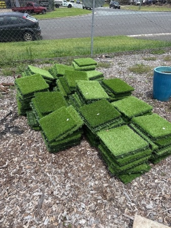 Large Quantity of Fake Grass Squares