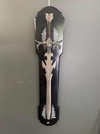 Wall Mounted Decorator Cameu Sword 