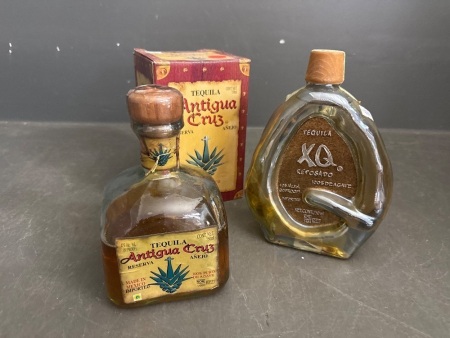 2x Bottles of Collectable Tequila