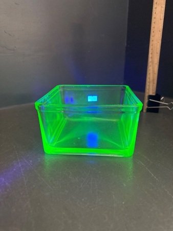 Uranium Glass Fridge Container