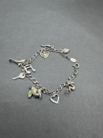 Sterling Sliver Charm Bracelet