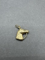 9 Carat Gold Horse Pendant