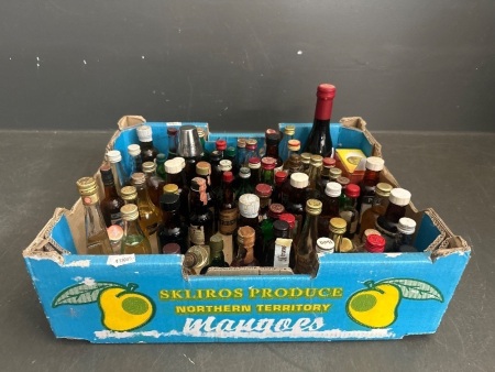 Massive Lot of Collectable Miniature Alcohol Bottles