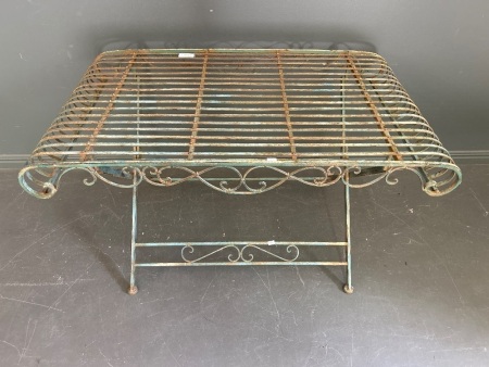 Wrought Iron Decorative Garden Table 