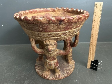 Hand Crafted Pottery Tribal Urn