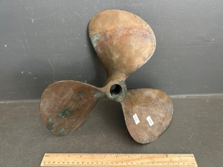 Vintage Brass 3 Blade Propeller