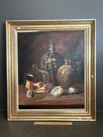 Original Still Life on canvas by Wolfgang Lammle