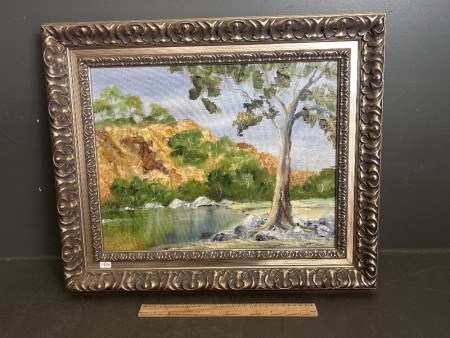 Julie Cadden Flinders Rangers Landscape Realist Oil on Board