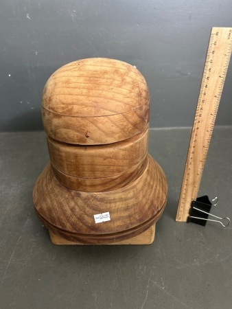 Unique W A Thorsborne numbered 189 22 Hat Block