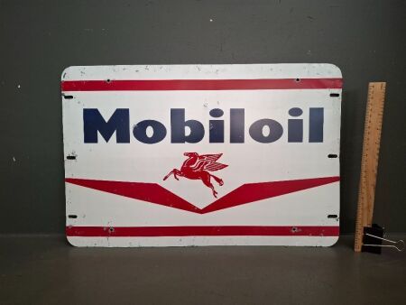 Mobiloil Metal Sign