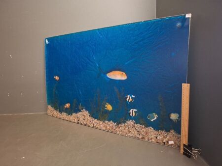 Heavy Resin 3D Fish Diorama Art Work