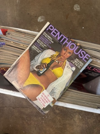 Large Lot of Vintage Penthouse Magazines