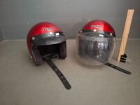 2x RXT Motorbike Helmets - Both Size Small