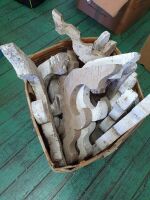 Box Lot of Decorative Timber Corbels